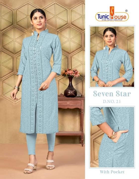 TUNIC-HOUSE-7-STAR-VISCOSE-SEQUENCE-RAYON-FULLY-CHIKANKARI-SEQUENCE-WORK-IN-FANCY-DESIGNER-KURTIS-CATALOGUE-8