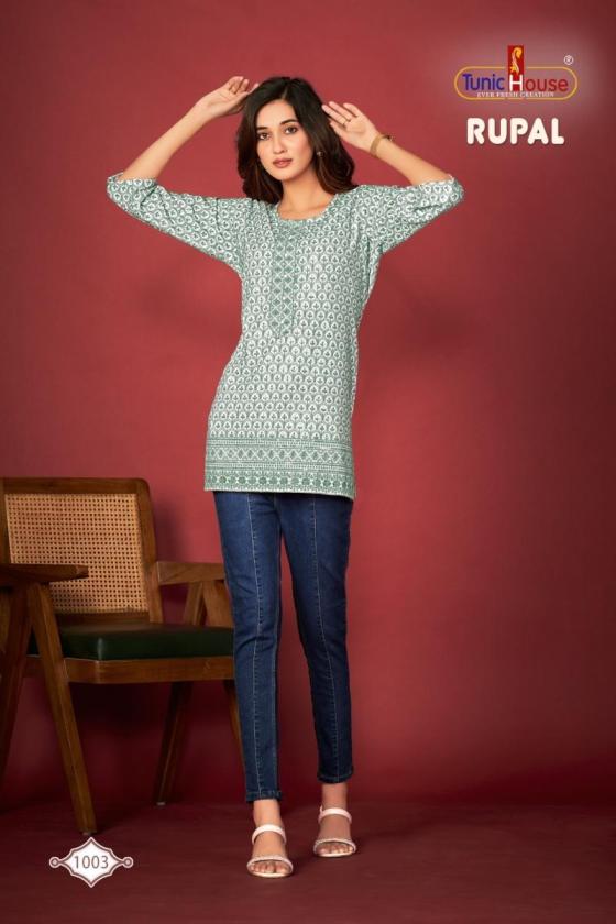 TUNIC-HOUSE-RUPAL-CHIKANKARI-VISCOSE-RAYON-FULLY-CHIKANKARI-SEQUENCE-WORK-IN-FRONT-BACK-SLEEEVES-KURTI-SHORT-CATALOGUE-4