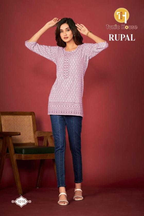 TUNIC-HOUSE-RUPAL-CHIKANKARI-VISCOSE-RAYON-FULLY-CHIKANKARI-SEQUENCE-WORK-IN-FRONT-BACK-SLEEEVES-KURTI-SHORT-CATALOGUE-7