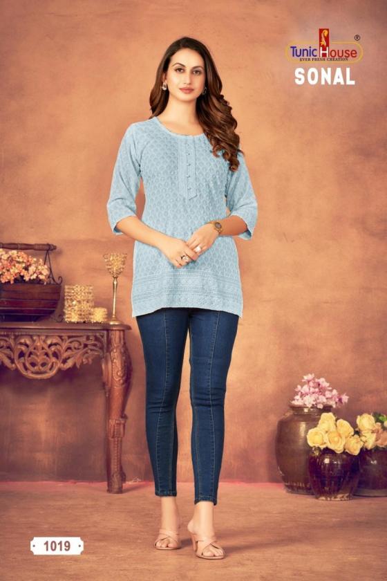 TUNIC-HOUSE-SONAL-VISCOSE-RAYON-WITH-FULLY-CHIKANKARI-WORK-IN-FRONTBACKSLEEVES-SHORT-KURTI-CFATALOGUE-5