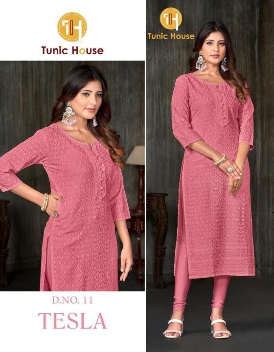 TUNIC-HOUSE-TESLA-VISCOSE-FULLY-CHIKANKARI-WORK-IN-FRONT-BACKSLEEVES-CHIKANKARI-STRAIGHT-KURTI-COLLECTION-1