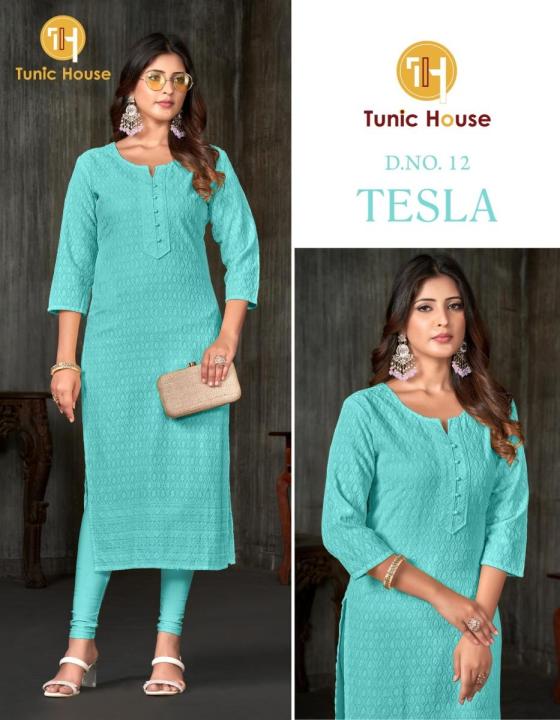 TUNIC-HOUSE-TESLA-VISCOSE-RAYON-FULLY-CHIKANKARI-WORK-IN-FRONT-BACK-SLEEVES-KURTI-CATALOGUE-2