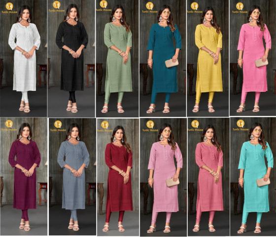 TUNIC-HOUSE-TESLA-VISCOSE-RAYON-FULLY-CHIKANKARI-WORK-IN-FRONT-BACK-SLEEVES-KURTI-CATALOGUE-3