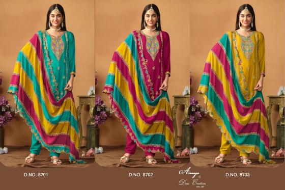 TWISHA-AANAYA-VOL-187-SERIES-8701-TO-8703-CHINON-SILK-WITH-SANTOON-INNER-AND-CHINON-SILK-DUPATTA-DRESS-MATERIAL-CATALOGUE-9