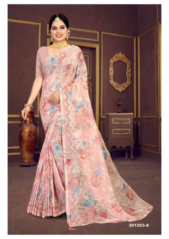 V-PLUSE-COLLECTION-BALENO-41-8-PCS-ORGANZA-BEAUTIFUL-SAREE-CATALOGUE-2