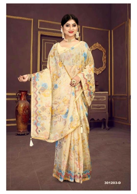 V-PLUSE-COLLECTION-BALENO-41-8-PCS-ORGANZA-BEAUTIFUL-SAREE-CATALOGUE-5