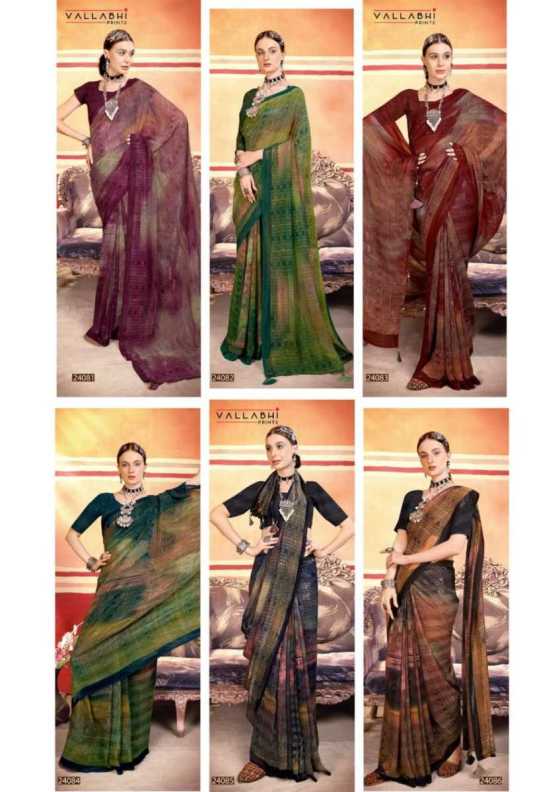 VALLABHI-AFROZA-4-GEORGETTE-6PCS-BEAUTIFUL-SAREE-CATALOGUE-1