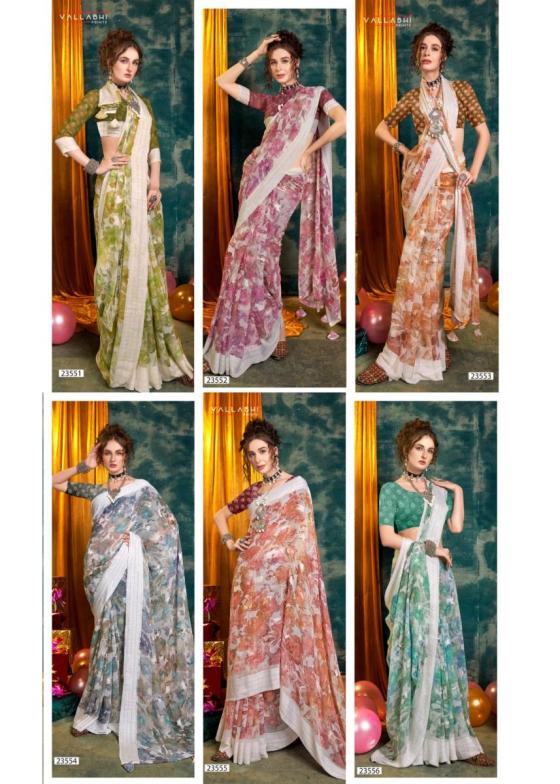 VALLABHI-BRAND-CRISPY-GEORGETTE-BEAUTIFUL-SAREE-CATLOAGUE-6