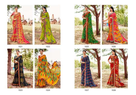 VALLABHI-LITE-PRANEEL-2-GEORGETTE-8PCS-SAREES-CATALOGUE-1