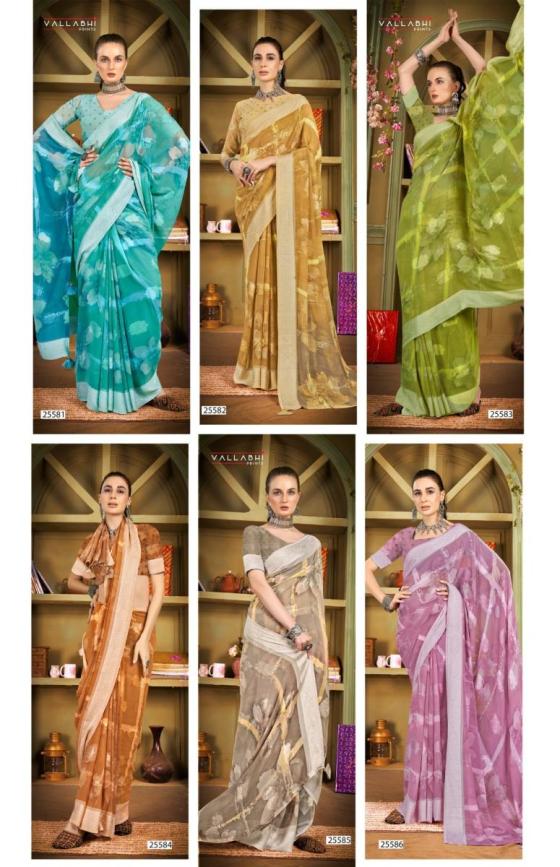 VALLABHI-PRINTS-COLLECTION-AMAYAH-3-BEAUTIFUL-6-PCS-GEORGETTE-SAREE-CATALOGUE-1