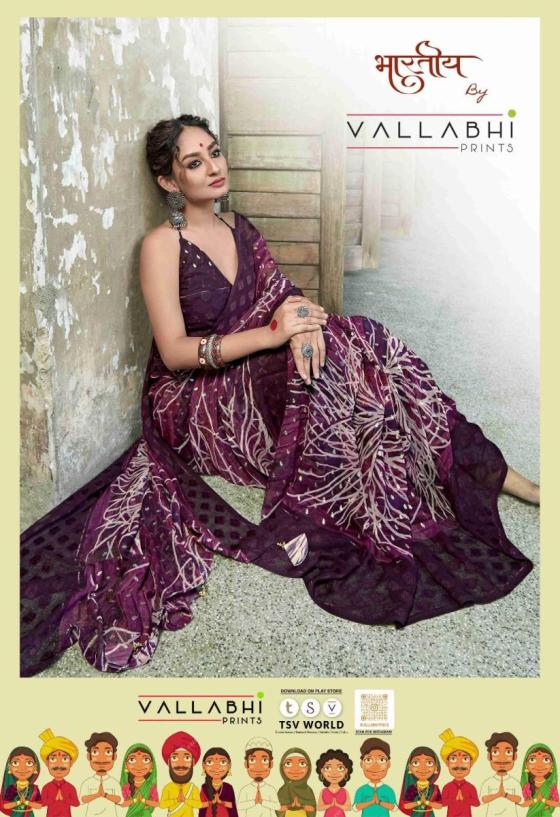 VALLABHI-PRINTS-COLLECTION-ANVIKA-2-BEAUTIFUL-6-PCS-GEORGETTE-SAREE-CATALOGUE-9