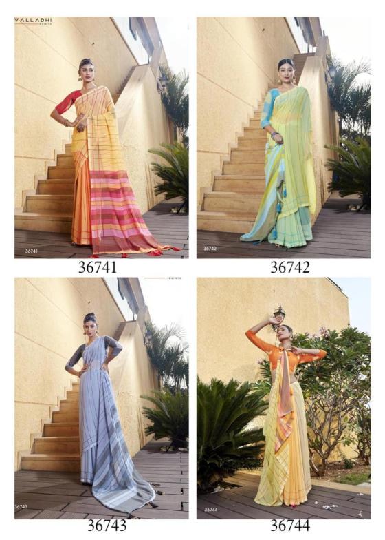 VALLABHI-PRINTS-COLLECTION-LILLY-4-BEAUTIFUL-6-PCS-GEORGETTE-SAREE-CATALOGUE-13