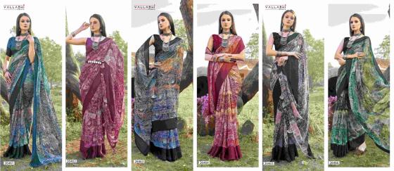 VALLABHI-PRINTS-COLLECTION-SARISKA-7-GEORGETTE-6-PCS-SAREE-CATALOGUE-1