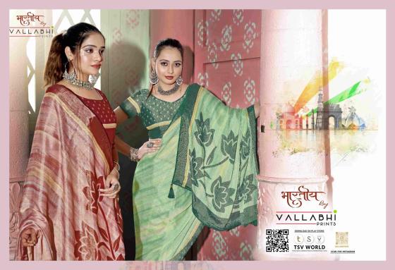 VALLABHI-PRINTS-COLLECTION-URISHA-BEAUTIFUL-6-PCS-BRASSO-SAREE-CATALOGUE-8