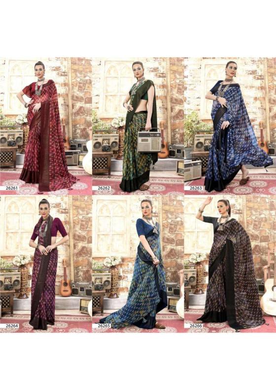 VALLABHI-VYANJANA-5-GEORGETTE-BEAUTIFUL-6PCS-SAREE-CATALOGUE-2