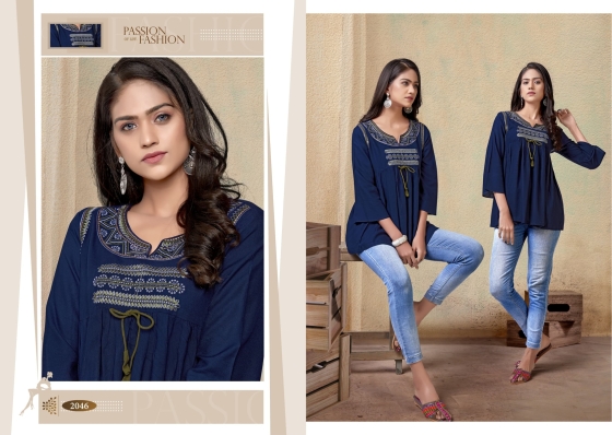 VARADAN-NORA-VOL-1-14-KG-HEAVY-RIYON-TOP-WITH-DESIGNER-STYLE-KURTI-TOP-CATALOGUE-2