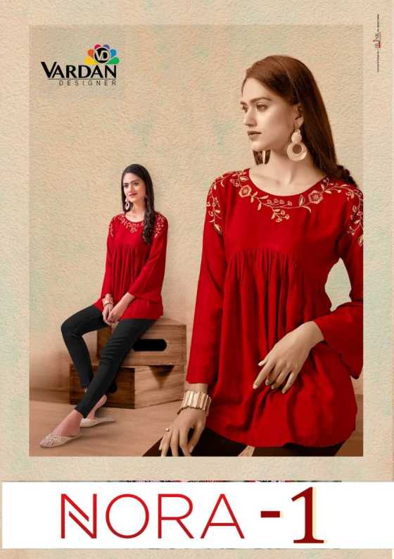 VARADAN-NORA-VOL-1-14-KG-HEAVY-RIYON-TOP-WITH-DESIGNER-STYLE-KURTI-TOP-CATALOGUE-4