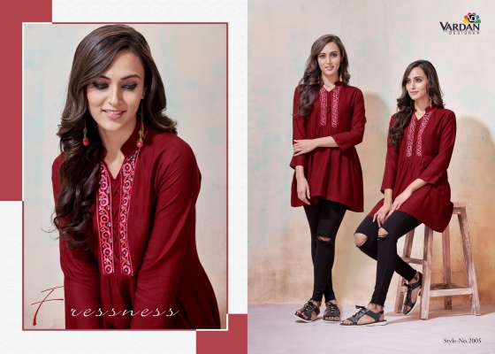 VARDAN-DESIGNER-IRA-VOL-1-14-KG-HEAVY-RIYON-SHORT-TOP-KURTI-CATALOGUE-6