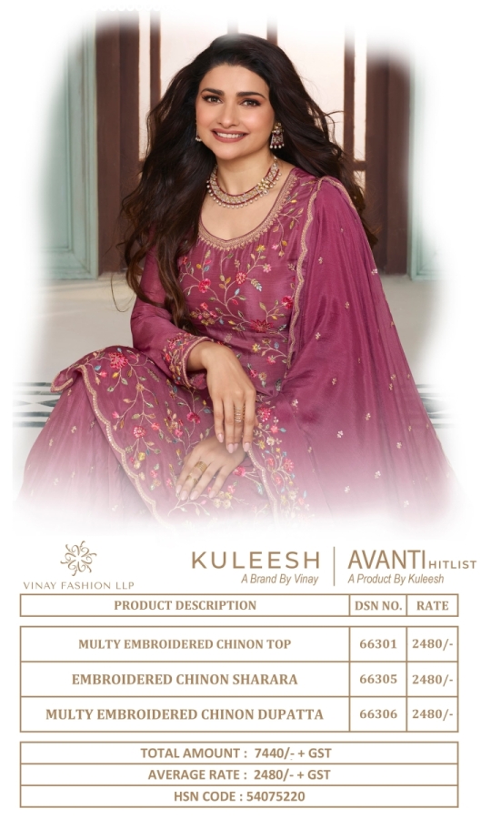 VINAY-KULEESH-AVANTI-MULTY-THREAD-EMBROIDREDE-CHINON-DESIGNER-DRESS-MATERIAL-CATALOGUE-8