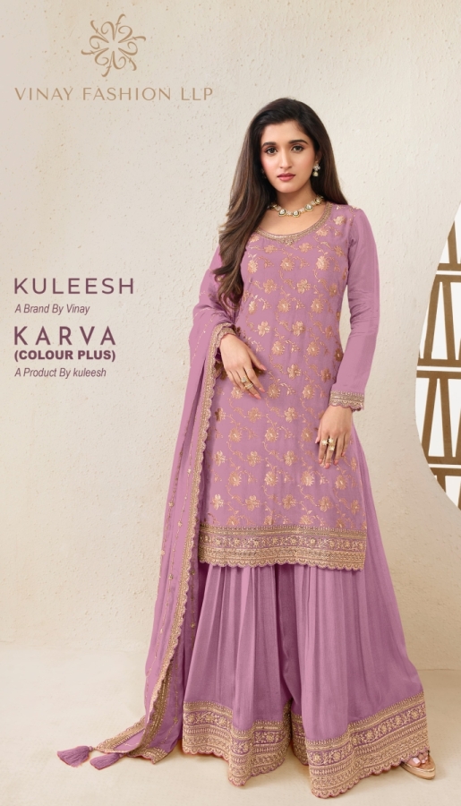 VINAY-KULEESH-KARVA-COLOURS-PLUS-EMBROIDERED-VISCOSE-CHINON-JACQUARD-TOP-WITH-EMBROIDERED-CHINON-1