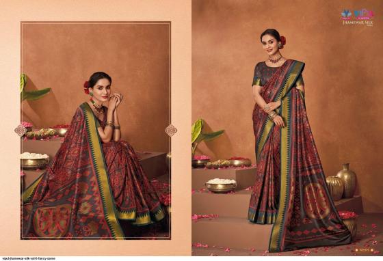 VIPUL-JHAMEWAR-SILK-VOL-6-SERIES-81207-TO-81218-TWO-TONE-SILK-SAREE-WITH-PRINT-AND-WEAVING-BORDER-WITH-BLOUSE-SAREE-CATALOGUE-16