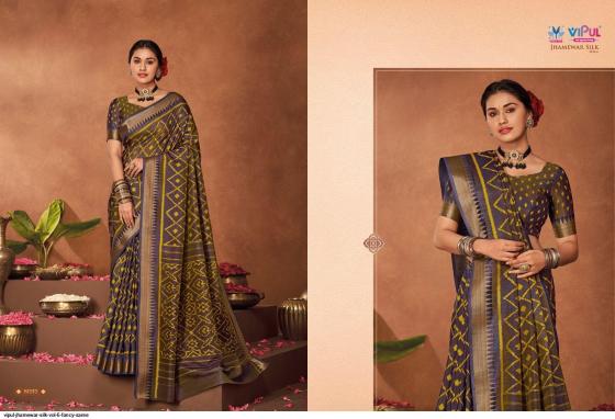 VIPUL-JHAMEWAR-SILK-VOL-6-SERIES-81207-TO-81218-TWO-TONE-SILK-SAREE-WITH-PRINT-AND-WEAVING-BORDER-WITH-BLOUSE-SAREE-CATALOGUE-20