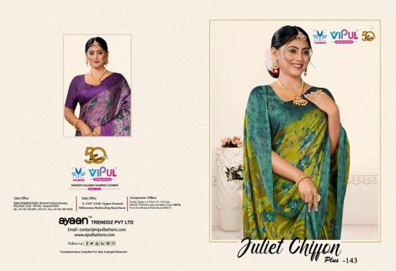 VIPUL-JULIET-CHIFFON-VOL-143-BEAUTIFUL-SAREE-SET-TO-SET-CATALOGUE-1