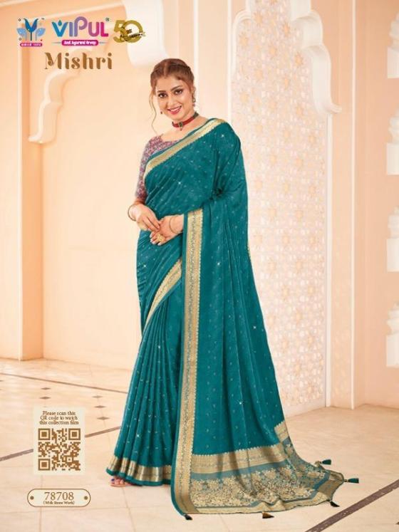 VIPUL-MISHRI-WEAVING-SAREE-WITH-PRINT-BLOUSE-STONE-WORK-BEAUTIFUL-SAREE-CATALOGUE-9