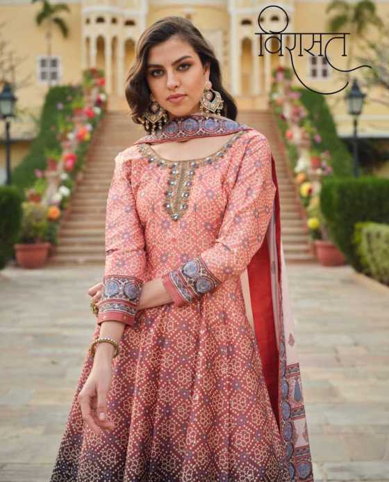 VIRASAT-VOL-RATRANI-DESIGNER-GOWN-EXCLUSIVE-COLLECTION-KILLER-SILK-DIGITAL-PATOLA-PRINT-WITH-CANCAN-NET-KURTI-GOWN-CATLOG-1