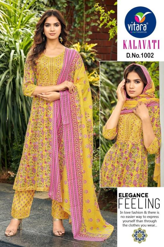 VITARA-FASHION-KALAVATI-HEAVY-COTTON-PRINT-WITH-EMBROIDERY-AND-COTTON-PRINT-KURTI-PANT-DUPATTA-CATALOGUE-3