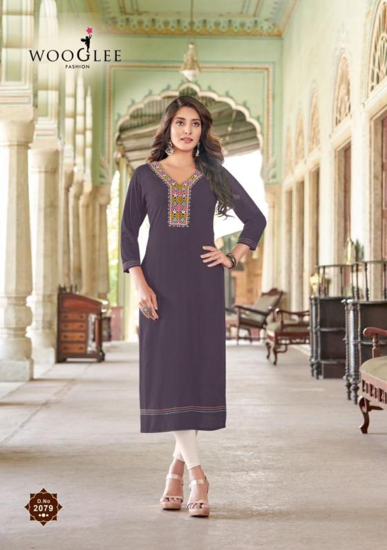 WOOGLEE-BARBELLA-VOL-12-HEAVY-RAYON-THREAD-HAND-WORK-BEAUTIFUL-KURTI-CATALOGUE-4