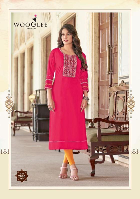 WOOGLEE-BARBELLA-VOL-12-HEAVY-RAYON-THREAD-HAND-WORK-BEAUTIFUL-KURTI-CATALOGUE-6