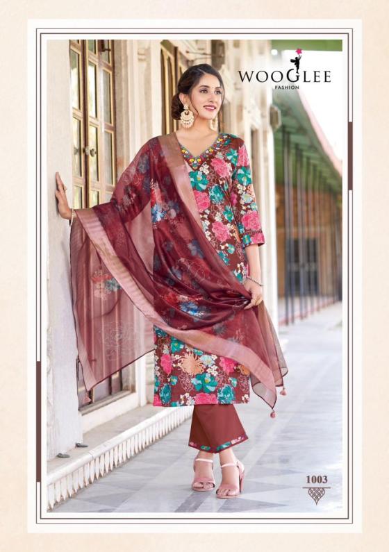 WOOGLEE-ICONIC-PURE-COTTON-AND-THREAD-HANDWORK-WITH-VISCOSE-BOTTOM-JAQUARD-ORGANZA-DUPATTA-KURTI-CATALOGUE-4