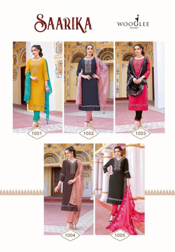 WOOGLEE-SAARIKA-VISCOSE-WEAVING-HANDWORK-EMBROIDERY-BEUTIFUL-KURTI-PANT-DUPATTA-CATLOG-7