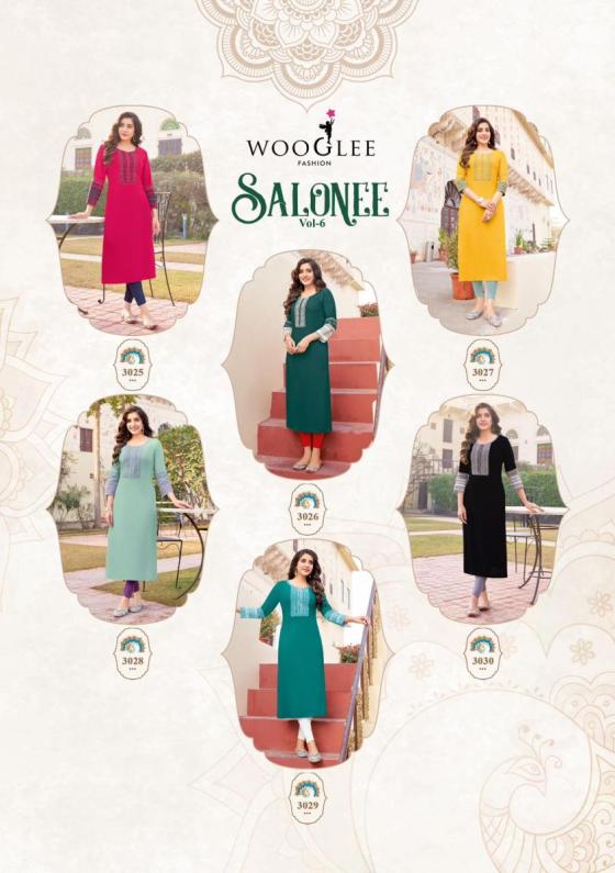 WOOGLEE-SALONEE-VOL-6-HEAVY-RAYON-WITH-TREAD-HAND-WORK-KURTI-CATALOGUE-2