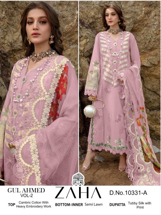 ZAHA-GUL-AHMED-VOL-2-D.NO-10331-PURE-CAMBRIC-COTTON-WITH-HEAVY-EMBROIDERY-AND-PURE-PC-COTTON-BOTTOM-AND-17