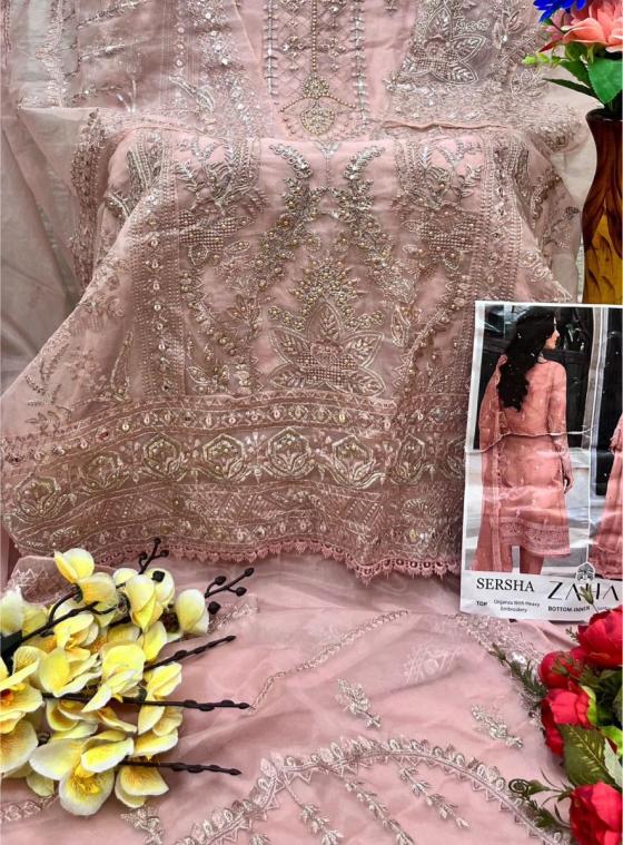 ZAHA-SERSHA-VOL-1-ORGANZA-WITH-HEAVY-EMBROIDERY-WITH-MOTHI-DULL-SANTOON-OG-WITH-HEAVY-EMBROIDERY-DRESS-MATERIAL-CATALOGUE-9