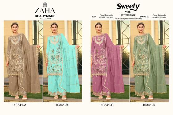 ZAHA-SWEETY-VOL-1-D.NO-10341-FOX-GEORGETTE-WITH-WORK-HEAVY-AND-STYLISH-EMBROIDERY-MOTI-IN-SLEEVE-WITH-ATTRACTIVE-KURTI-PANT-DUPATT-CATALOGUE-1