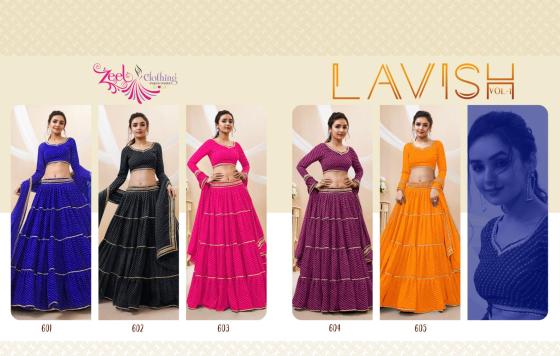 ZEEL-CLOTHING-LAVISH-VOL-1-GEORGETTE-LEHERIYA-PRINTED-WITH-LACE-ALL-OVER-WORK-BEAUTIFUL-LEHENGA-CHOLI-CATALOGUE-1