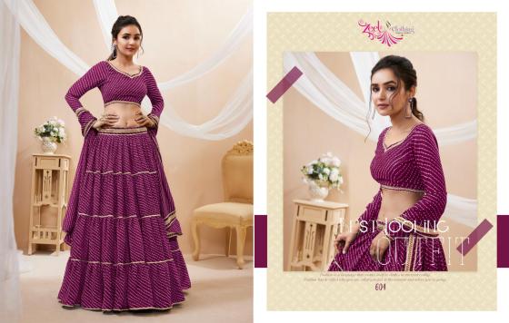 ZEEL-CLOTHING-LAVISH-VOL-1-GEORGETTE-LEHERIYA-PRINTED-WITH-LACE-ALL-OVER-WORK-BEAUTIFUL-LEHENGA-CHOLI-CATALOGUE-5