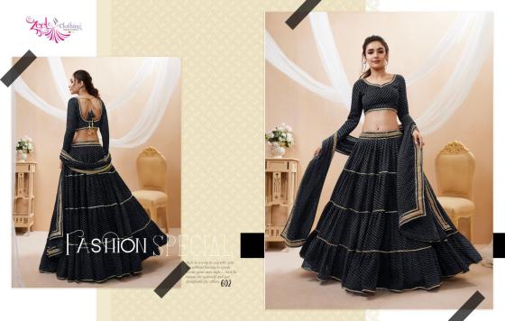 ZEEL-CLOTHING-LAVISH-VOL-1-GEORGETTE-LEHERIYA-PRINTED-WITH-LACE-ALL-OVER-WORK-BEAUTIFUL-LEHENGA-CHOLI-CATALOGUE-7