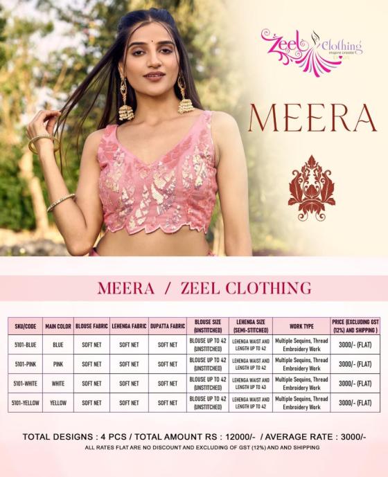 ZEEL-CLOTHING-MEERA-SOFT-NET-AND-MULTIPLE-SEQUENCE-THREAD-EMBROIDERY-WORK-BEAUTUFUL-LEHENGA-CHOLI-COLLECTION-2