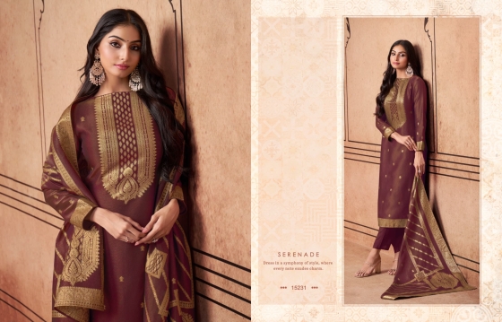 ZISA-PURE-SHIMMER-SILK-JACQAURD-TOP-AND-DUPATTA-WITH-VISCOSE-SANTOON-PANT-DRESS-MATERIAL-CATALOGUE-2