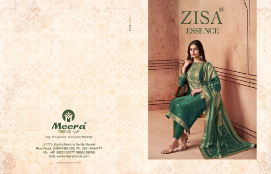 ZISA-PURE-SHIMMER-SILK-JACQAURD-TOP-AND-DUPATTA-WITH-VISCOSE-SANTOON-PANT-DRESS-MATERIAL-CATALOGUE-8